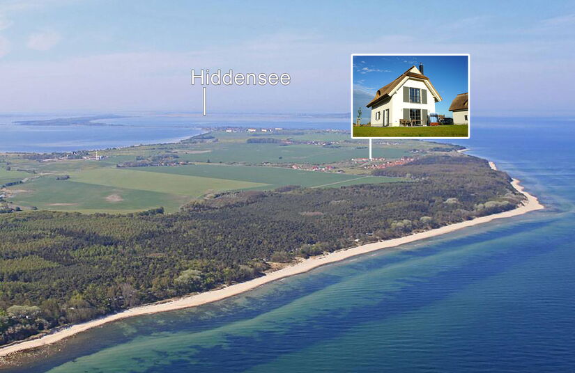 Luftbild Richtung Hiddensee