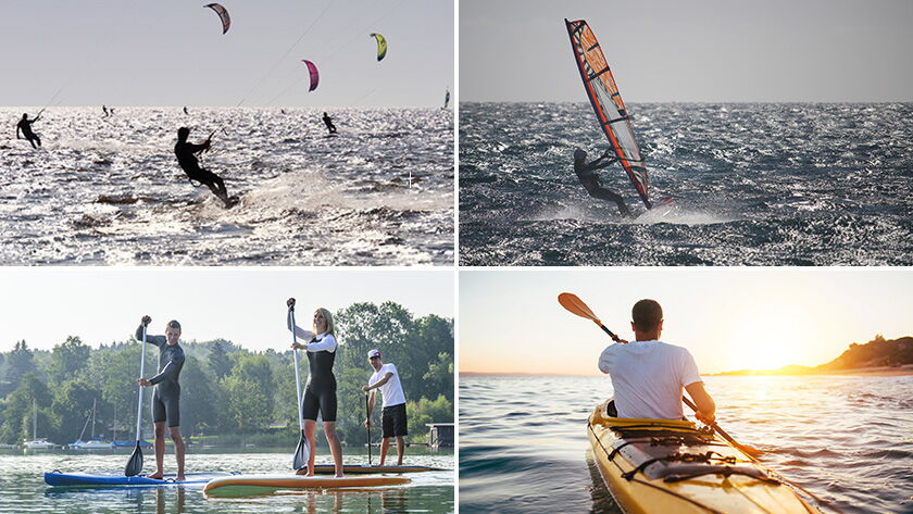 Wassersport auf Rügen