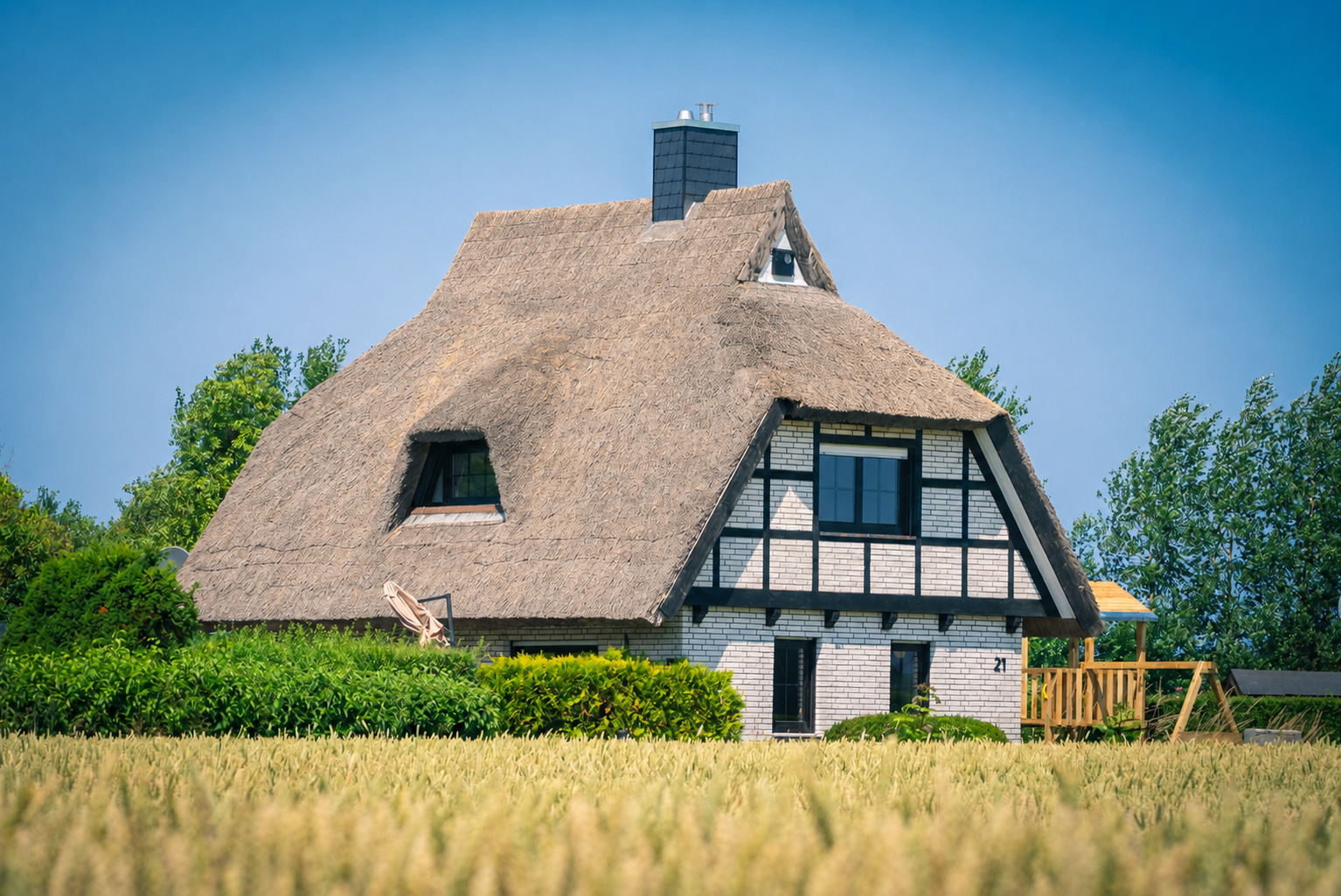 Reetdachhaus Laurin in Dranske