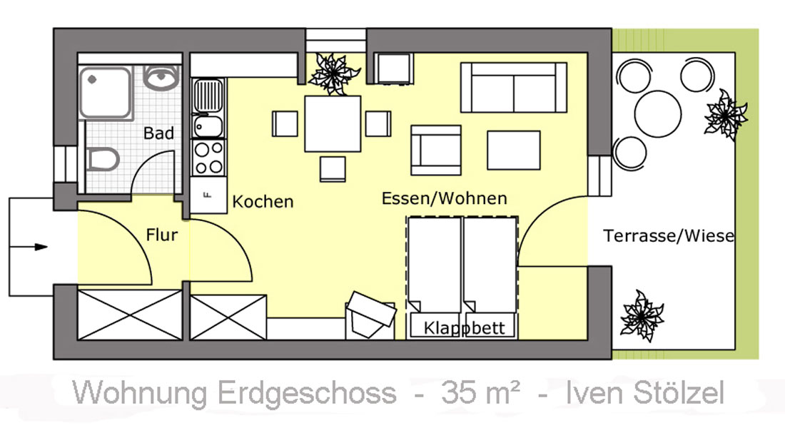 Ferienwohnung am Bakenberg 1 - Standard