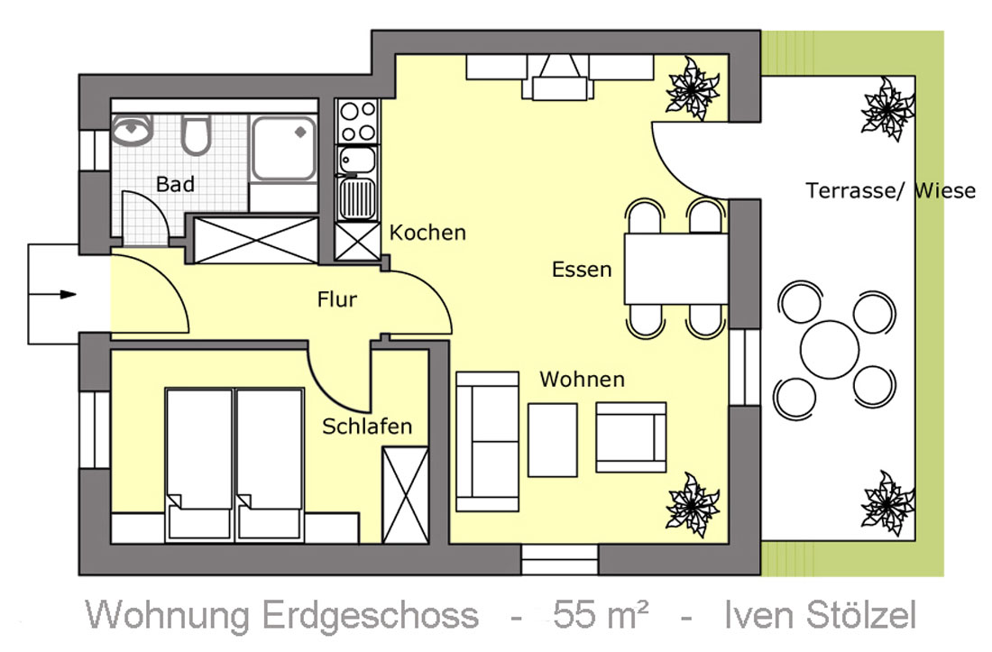 Ferienwohnung am Bakenberg 2 - Standard