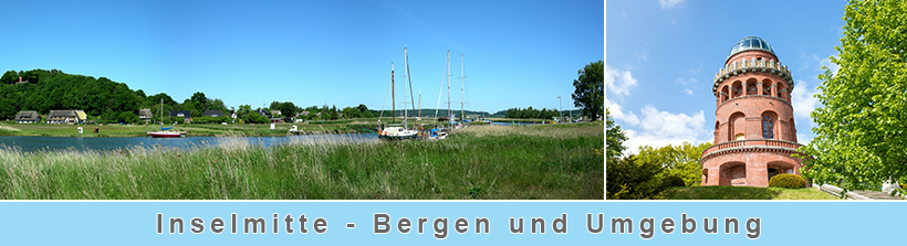 Inselmitte - Bergen und Umgebung