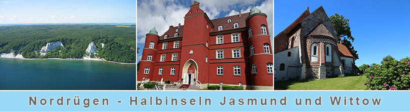 Nordrügen - Halbinsel Jasmund und Halbinsel Wittow