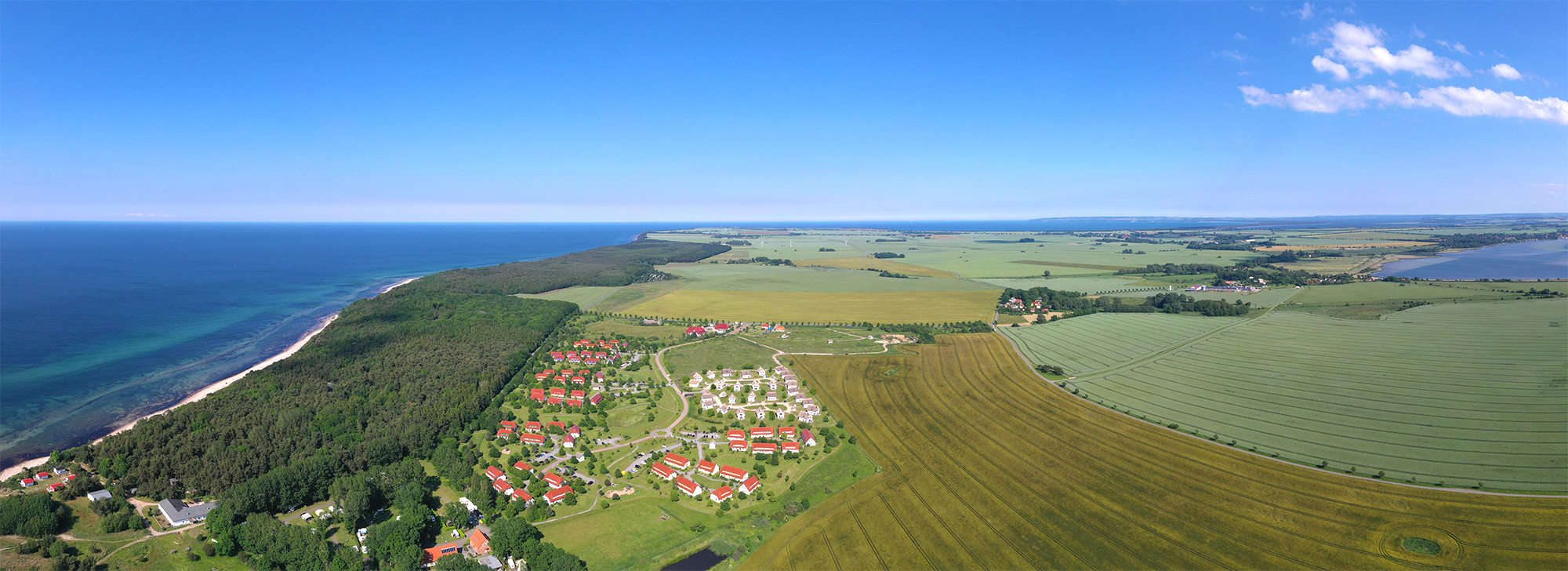 Luftbild vom Feriendorf